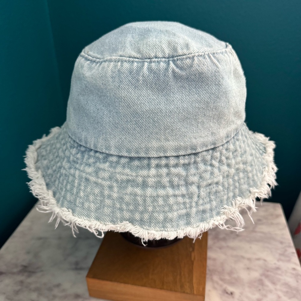 Light Blue Denim Bucket Hat